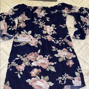 BOUTIQUE OFF-THE-SHOULDER DRESS